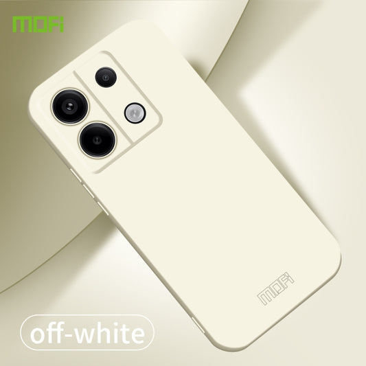 For Xiaomi Redmi Note 13 5G MOFI Qin Series Skin Feel All-inclusive PC Phone Case(Beige) by MOFI