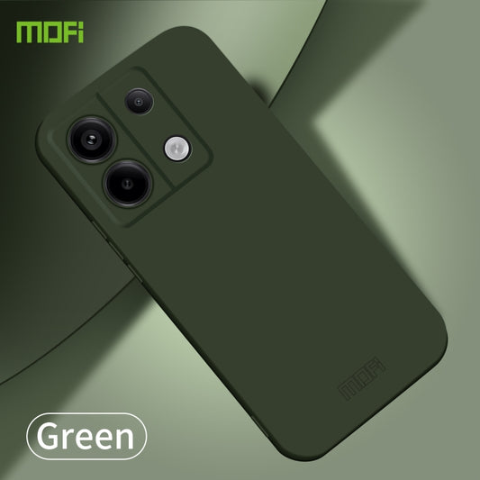 For Xiaomi Redmi Note 13 Pro 5G MOFI Qin Series Skin Feel All-inclusive PC Phone Case(Green) by MOFI