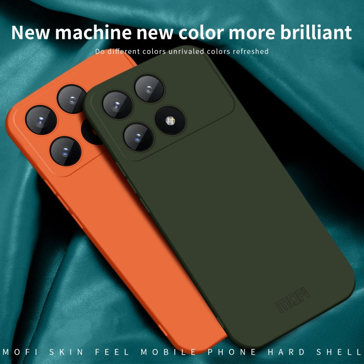 For Xiaomi Redmi K70E MOFI Qin Series Skin Feel All-inclusive PC Phone Case(Black) - Xiaomi Cases by MOFI | Online Shopping UK | buy2fix