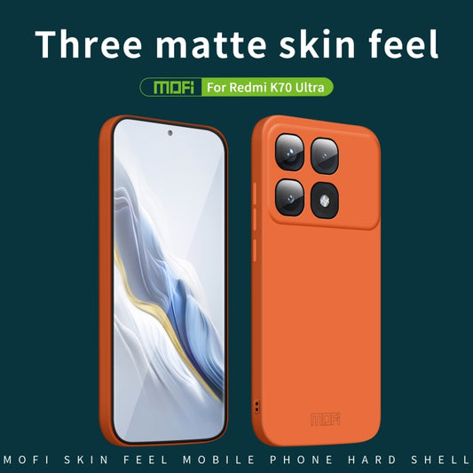 For Xiaomi Redmi K70 Ultra MOFI Qin Series Skin Feel All-inclusive PC Phone Case(Green) by MOFI