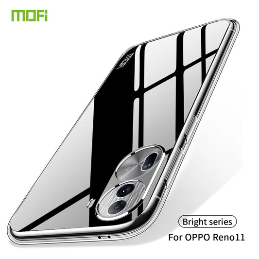 For OPPO Reno11 China MOFI Ming Series Ultra-thin TPU Phone Case(Transparent) by MOFI