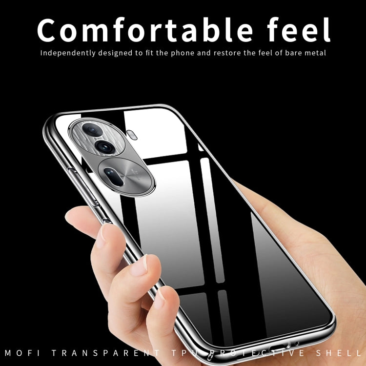 For OPPO Reno11 China MOFI Ming Series Ultra-thin TPU Phone Case(Transparent) - OPPO Cases by MOFI | Online Shopping UK | buy2fix