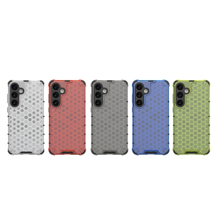 For Samsung Galaxy S24+ 5G Shockproof Honeycomb Phone Case(Green) by buy2fix