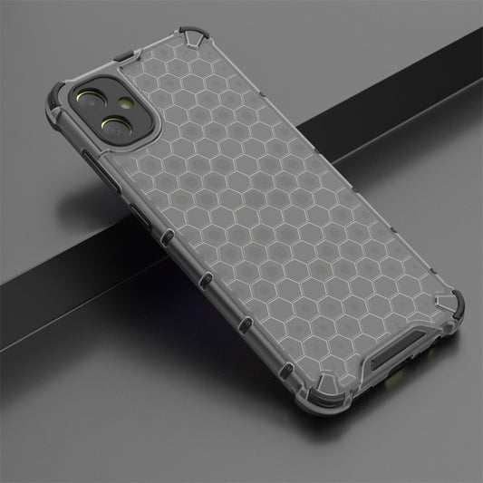 For Samsung Galaxy A05 Shockproof Honeycomb Phone Case(Black) by buy2fix