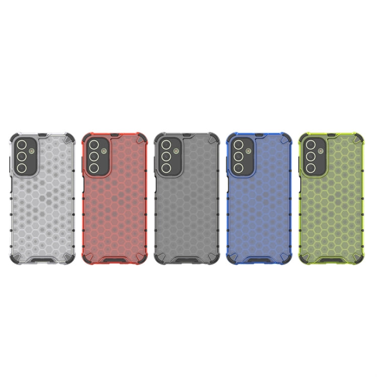 For Samsung Galaxy A15 Shockproof Honeycomb Phone Case(Blue) by buy2fix