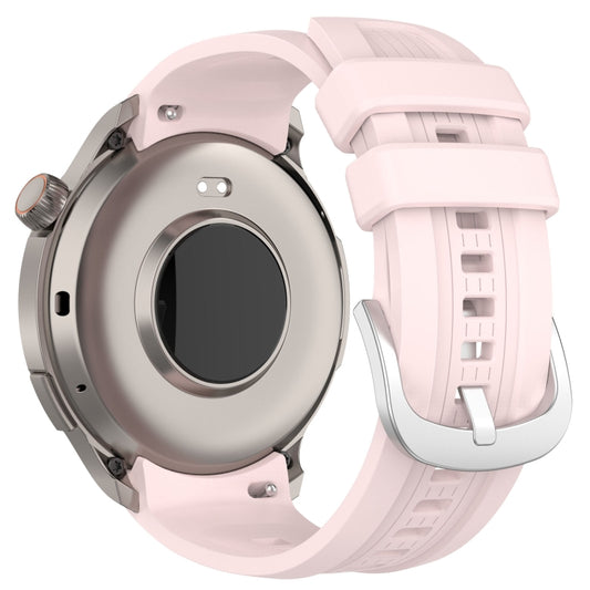 For Amazfit Balance A2286 Vertical Texture Silicone Watch Band(Pink) by buy2fix