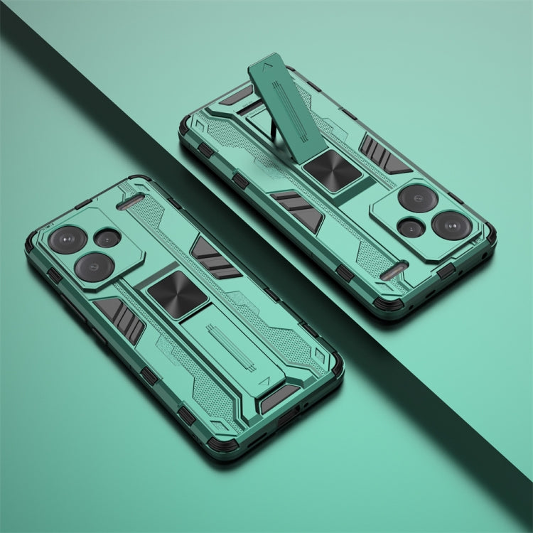 For Redmi Note 13 Pro 5G Supersonic Armor PC Hybrid TPU Phone Case(Green) - Xiaomi Cases by buy2fix | Online Shopping UK | buy2fix