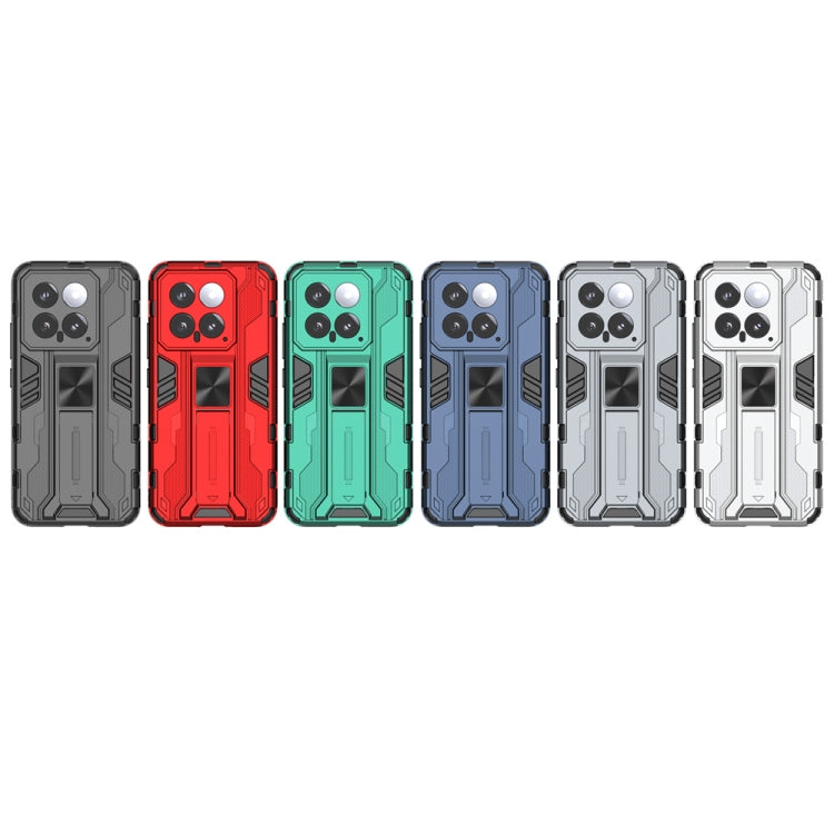 For Xiaomi 14 Supersonic Armor PC Hybrid TPU Phone Case(Silver) by buy2fix