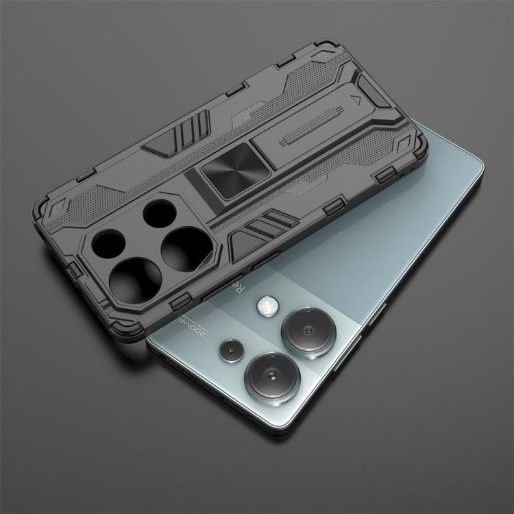 For Redmi Note 13 Pro 4G Supersonic Armor PC Hybrid TPU Phone Case(Grey) - Xiaomi Cases by buy2fix | Online Shopping UK | buy2fix