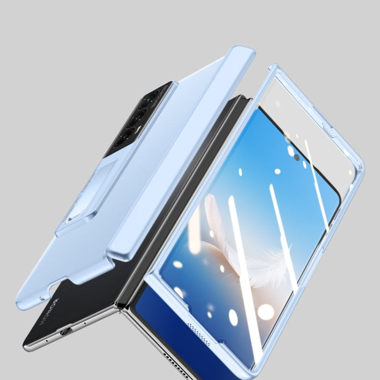 For Honor Magic Vs2 Pioneer Skin-Feel Case-film Integral Hinge Shockproof Phone Case(Blue) - Honor Cases by buy2fix | Online Shopping UK | buy2fix