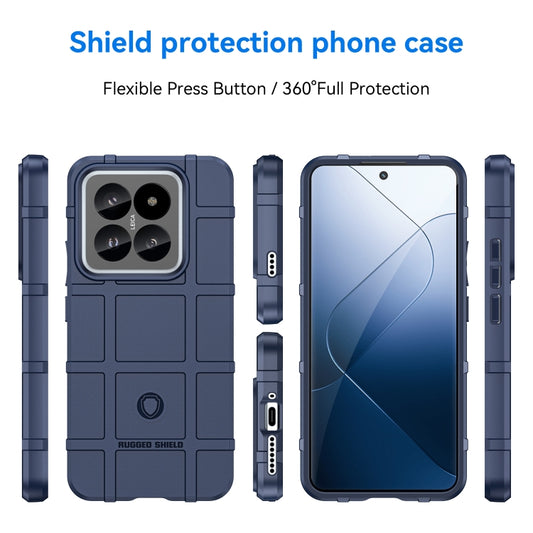 For Xiaomi 14 Full Coverage Shockproof TPU Phone Case(Blue) by buy2fix