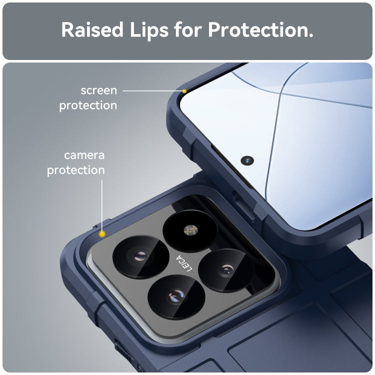 For Xiaomi 14 Full Coverage Shockproof TPU Phone Case(Blue) by buy2fix