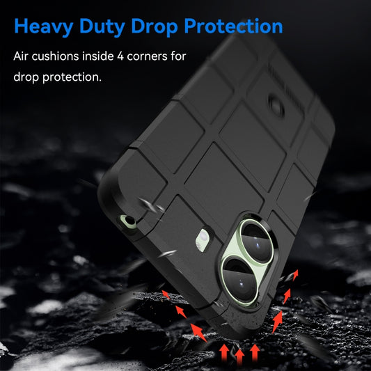 For Xiaomi Poco C65 Full Coverage Shockproof TPU Phone Case(Black) by buy2fix