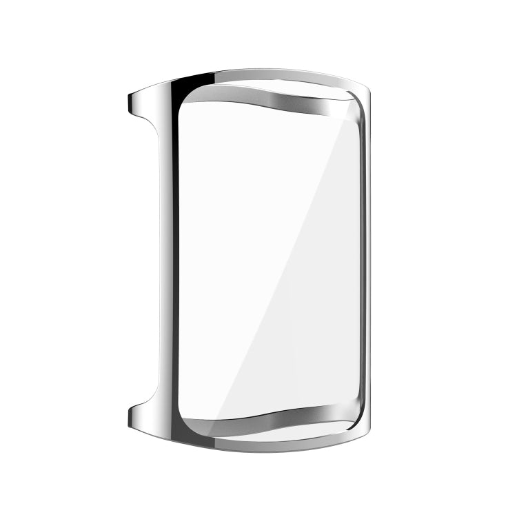 For Fitbit Charge 6 / 5 TPU Shell + Film Integrated Watch Protective Case(White) - Watch Cases by buy2fix | Online Shopping UK | buy2fix