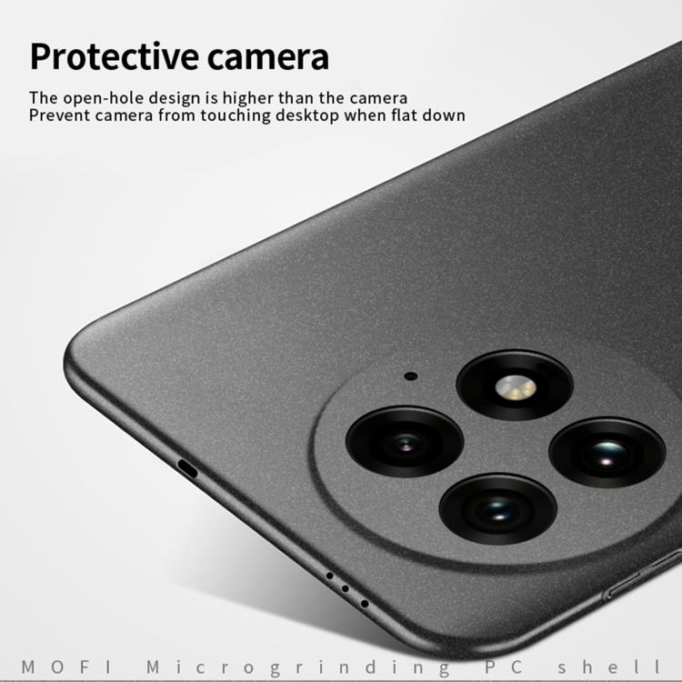 For OnePlus 13 MOFI Fandun Series Frosted PC Ultra-thin All-inclusive Phone Case(Black) - OnePlus Cases by buy2fix | Online Shopping UK | buy2fix
