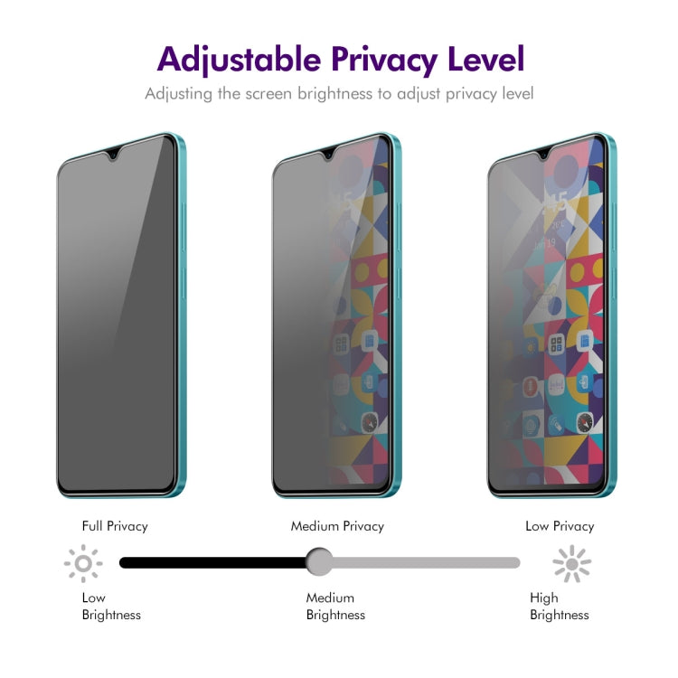 For Xiaomi Redmi A3 2pcs ENKAY Hat-Prince 28 Degree Anti-peeping Privacy Silk Screen Tempered Glass Film - by ENKAY | Online Shopping UK | buy2fix
