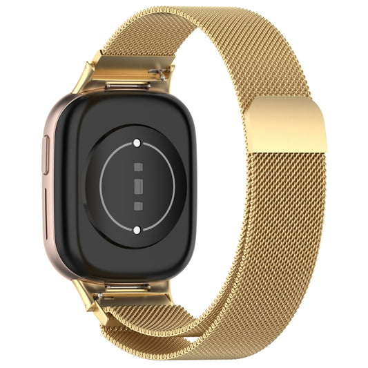 For Honor Watch 4 TMA-L19 Milan Magnetic Steel Mesh Watch Band(Gold) by buy2fix