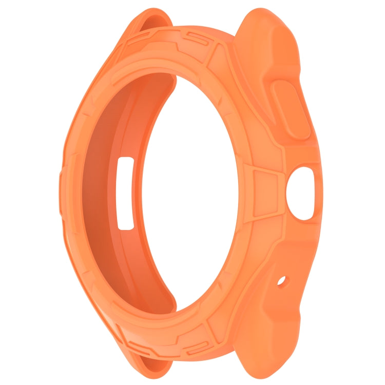 For Ticwatch Pro 5 Armored Semi-Enclosed TPU Watch Protective Case(Orange) - Watch Case by buy2fix | Online Shopping UK | buy2fix