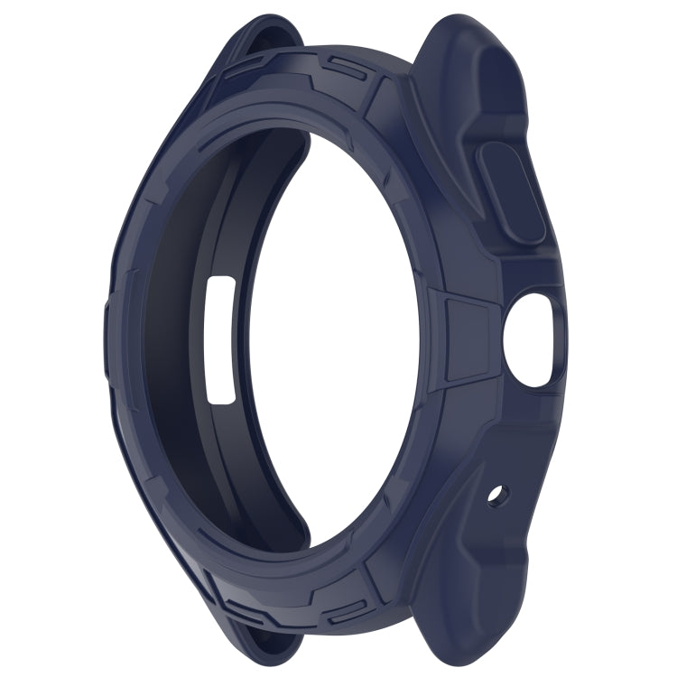 For Ticwatch Pro 5 Armored Semi-Enclosed TPU Watch Protective Case(Blue) - Watch Case by buy2fix | Online Shopping UK | buy2fix