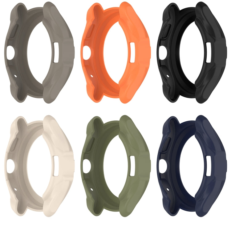 For Ticwatch Pro 5 Armored Semi-Enclosed TPU Watch Protective Case(Sandstone) - Watch Case by buy2fix | Online Shopping UK | buy2fix
