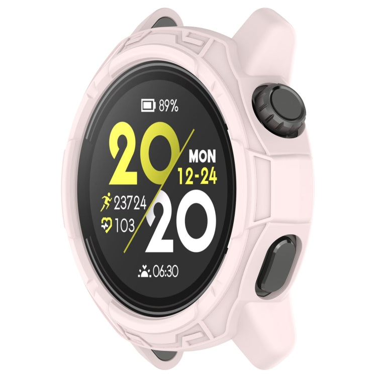 For COROS Pace 3 Armored Semi-Enclosed TPU Watch Protective Case(Pink) - Watch Case by buy2fix | Online Shopping UK | buy2fix