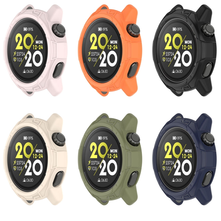 For COROS Pace 3 Armored Semi-Enclosed TPU Watch Protective Case(Orange) - Watch Case by buy2fix | Online Shopping UK | buy2fix