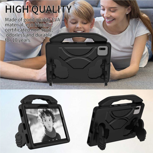 For Samsung Galaxy Tab S9 FE 11.0 2023 Thumb Bracket EVA Shockproof Tablet Case(Black) by buy2fix