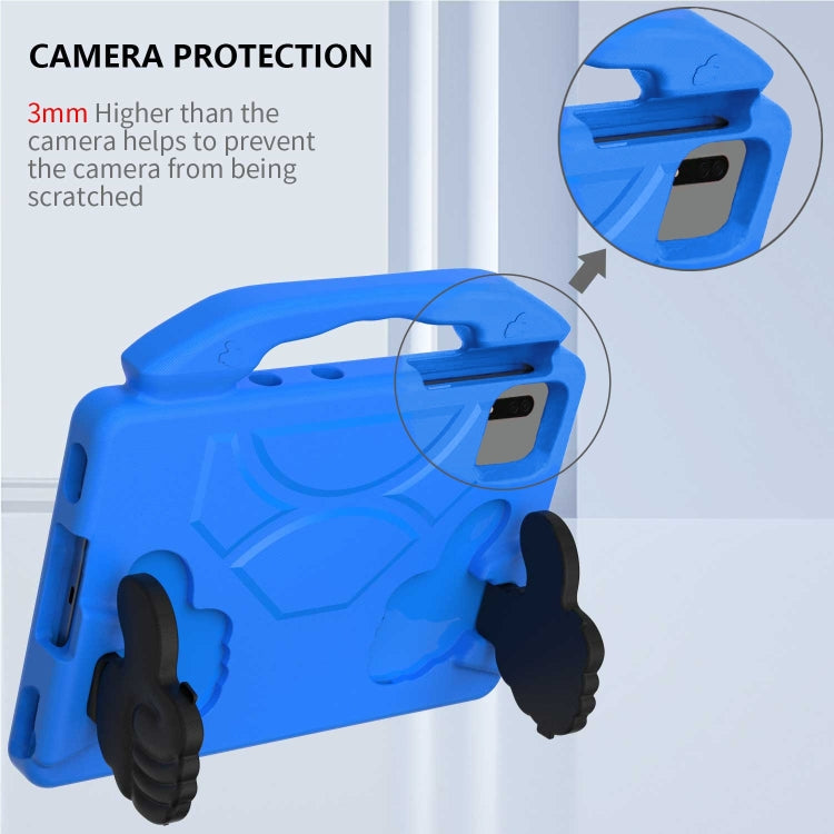 For Samsung Galaxy Tab S9 FE 11.0 2023 Thumb Bracket EVA Shockproof Tablet Case(Blue) by buy2fix