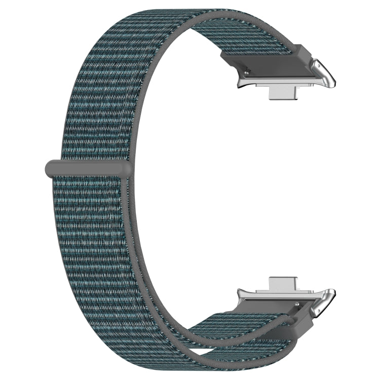 For Xiaomi Smart Band 9 Pro / 8 Pro Nylon Loop Metal Connector Watch Band(Gray) - Watch Bands by buy2fix | Online Shopping UK | buy2fix