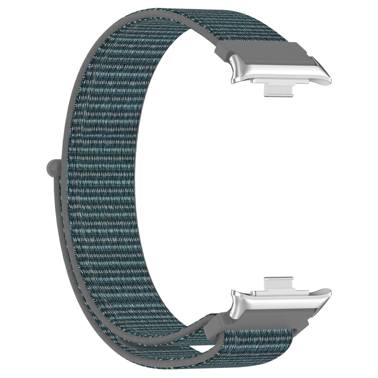For Xiaomi Smart Band 9 Pro / 8 Pro Nylon Loop Metal Connector Watch Band(Gray) - Watch Bands by buy2fix | Online Shopping UK | buy2fix