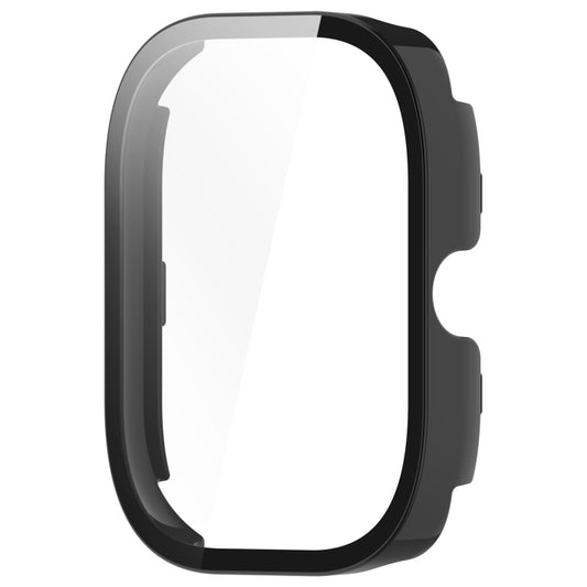 For Redmi Watch 4 Tempered Film Integrated PC Watch Protective Case(Black) by buy2fix