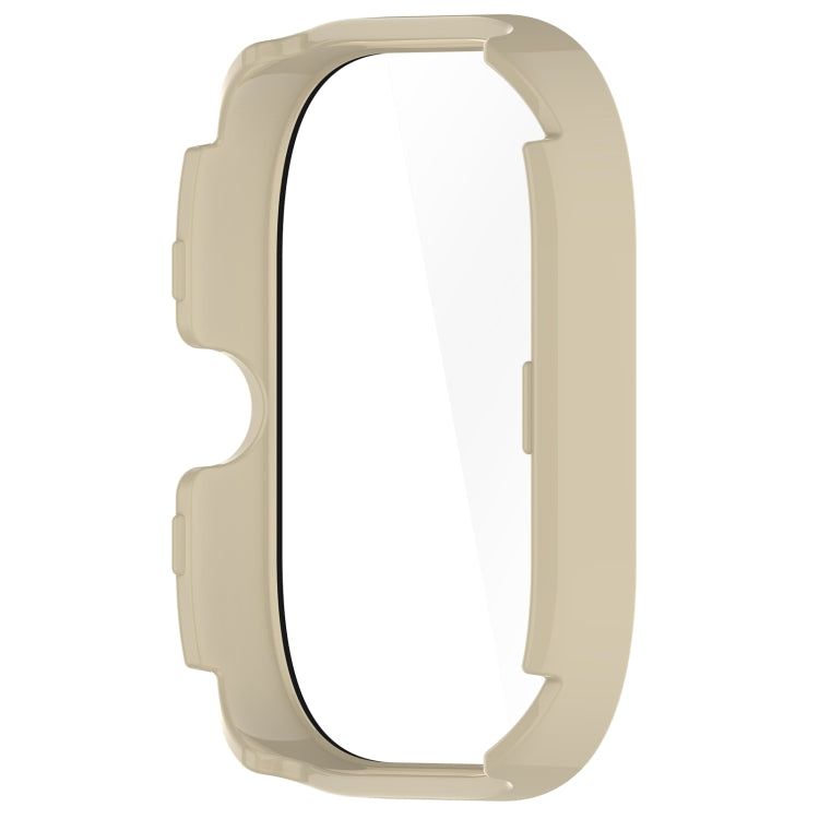 For Redmi Watch 4 Tempered Film Integrated PC Watch Protective Case(White) - Watch Cases by buy2fix | Online Shopping UK | buy2fix