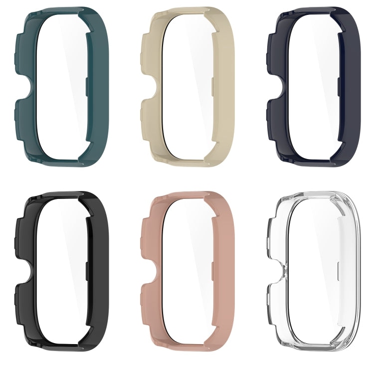 For Redmi Watch 4 Tempered Film Integrated PC Watch Protective Case(White) - Watch Cases by buy2fix | Online Shopping UK | buy2fix