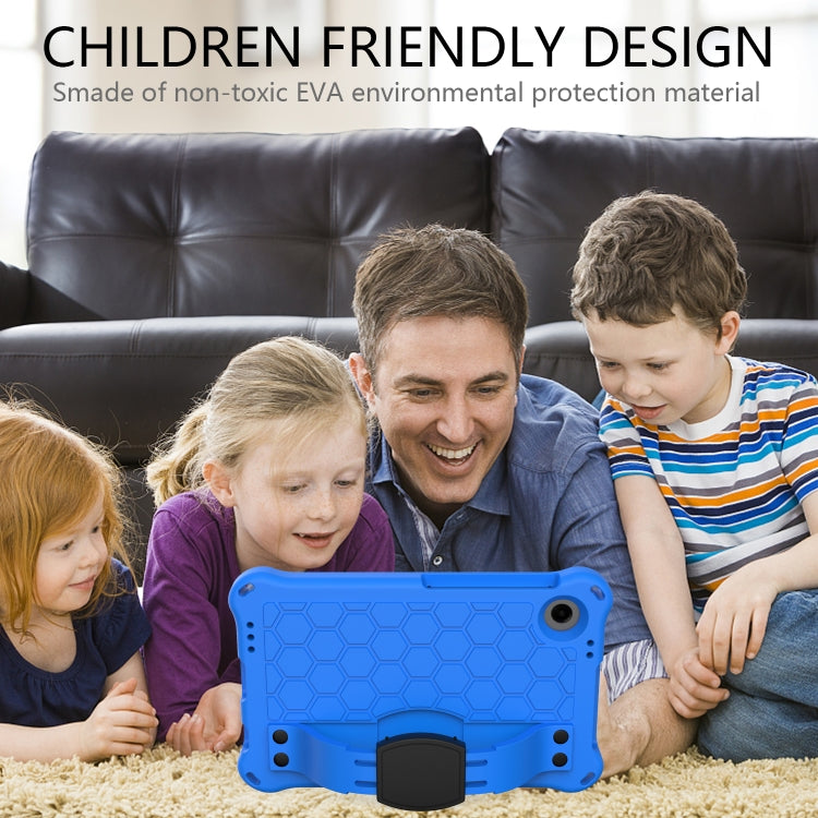 For Blackview Tab 60 8.7 2023 Honeycomb EVA Hybrid PC Tablet Case with Strap(Blue+Black) by buy2fix