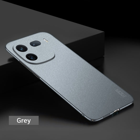 For vivo iQOO 12 MOFI Fandun Series Frosted PC Ultra-thin All-inclusive Phone Case(Gray) by MOFI