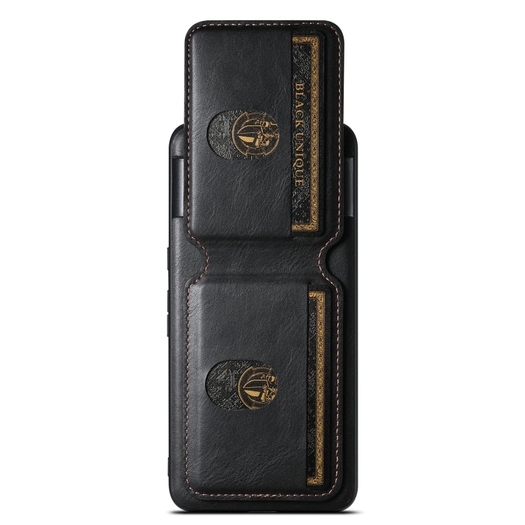 For Google Pixel 8a Suteni H02 Leather Wallet Stand Back Phone Case(Black) - Google Cases by Suteni | Online Shopping UK | buy2fix