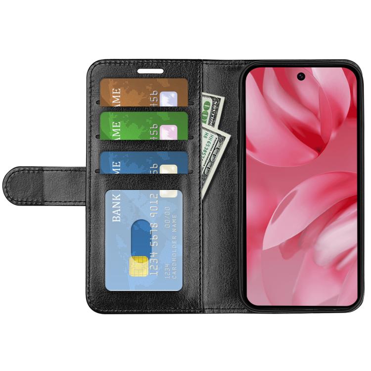 For Google Pixel 10 / 10 Pro R64 Texture Horizontal Flip Leather Phone Case(Black) - Google Cases by buy2fix | Online Shopping UK | buy2fix