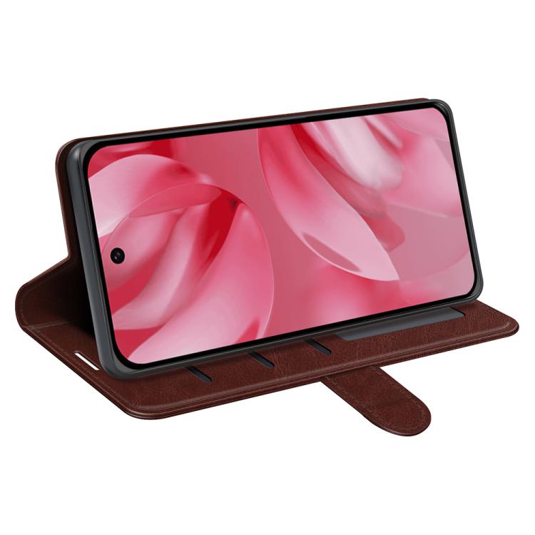 For Google Pixel 10 / 10 Pro R64 Texture Horizontal Flip Leather Phone Case(Brown) - Google Cases by buy2fix | Online Shopping UK | buy2fix
