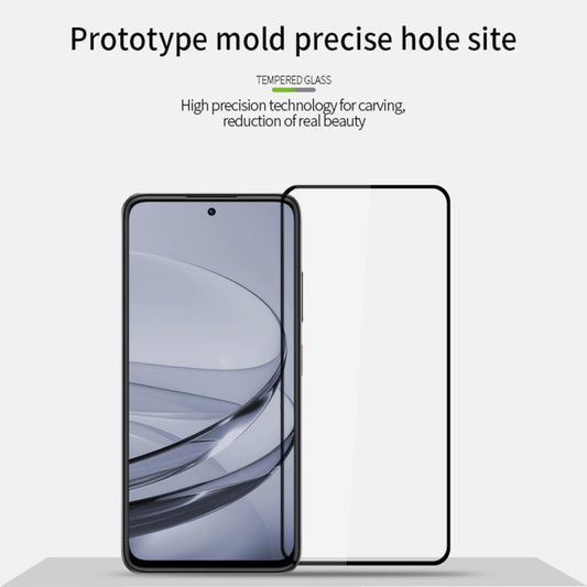 For ZTE Axon 60 Ultra PINWUYO 9H 2.5D Full Screen Tempered Glass Film(Black) by PINWUYO