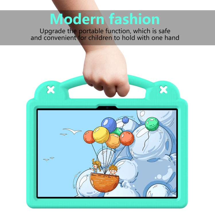 For Lenovo Tab P11 / J606F Handle Kickstand Children EVA Shockproof Tablet Case(Mint Green) - Lenovo by buy2fix | Online Shopping UK | buy2fix