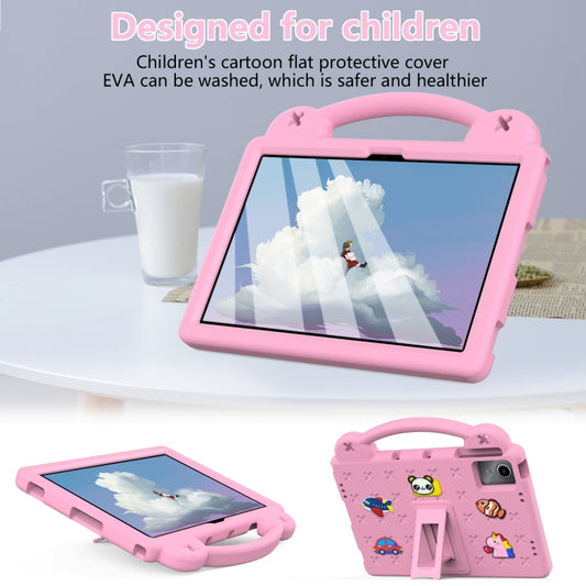 For Xiaomi Redmi Pad SE 11 2023 Handle Kickstand Children EVA Shockproof Tablet Case(Pink) - More Tablet Cases by buy2fix | Online Shopping UK | buy2fix