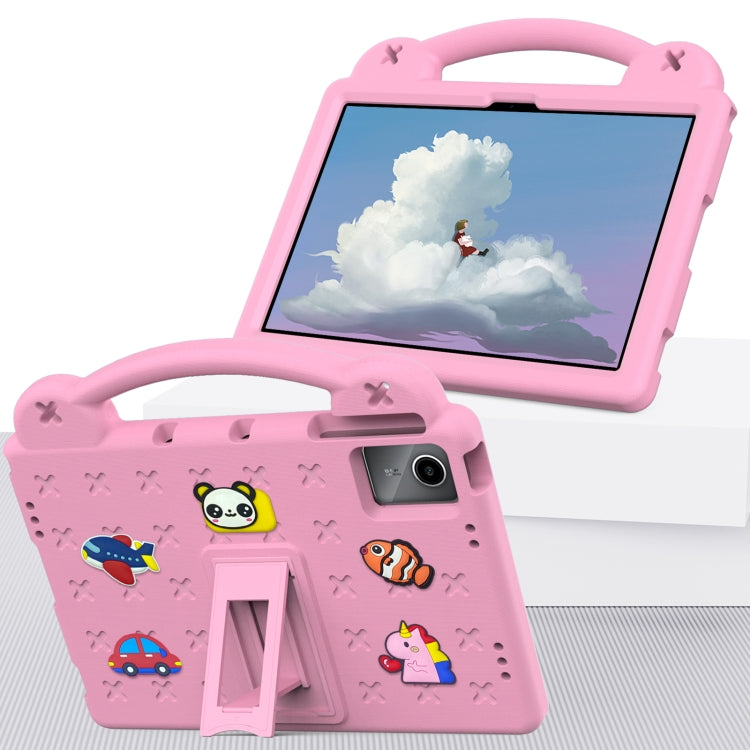 For TCL Tab 11 9466x3 Handle Kickstand Children EVA Shockproof Tablet Case(Pink) - Others by buy2fix | Online Shopping UK | buy2fix
