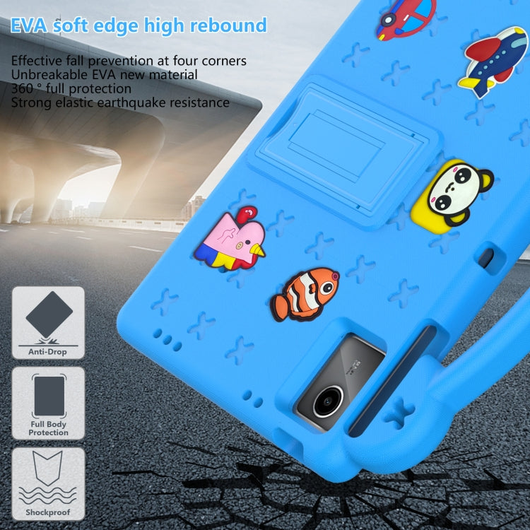 For TCL Tab 11 9466x3 Handle Kickstand Children EVA Shockproof Tablet Case(Sky Blue) - Others by buy2fix | Online Shopping UK | buy2fix