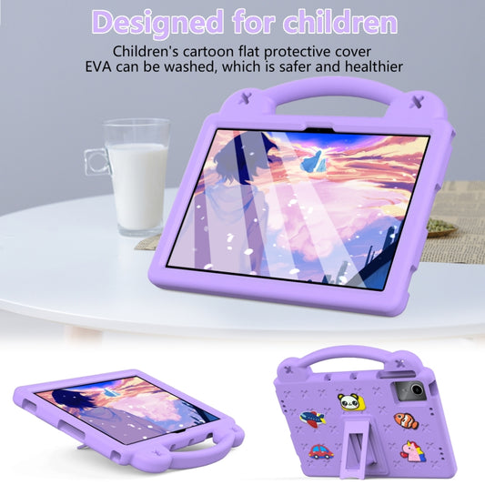 For TCL Tab 11 9466x3 Handle Kickstand Children EVA Shockproof Tablet Case(Light Purple) - Others by buy2fix | Online Shopping UK | buy2fix