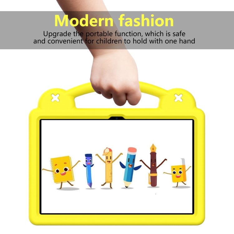 For TCL Tab 10 Gen2 10.36 2023 Handle Kickstand Children EVA Shockproof Tablet Case(Yellow) - Others by buy2fix | Online Shopping UK | buy2fix