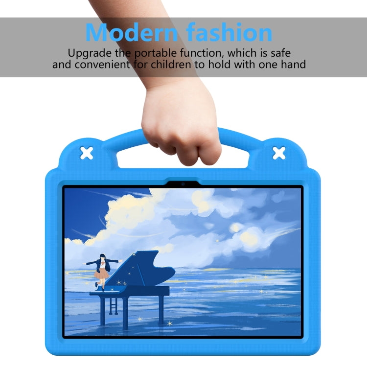 For DOOGEE T30 Pro 11 2023 Handle Kickstand Children EVA Shockproof Tablet Case(Sky Blue) by buy2fix