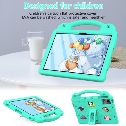 For Huawei MatePad SE 11 2024 Handle Kickstand Children EVA Shockproof Tablet Case(Mint Green) by buy2fix