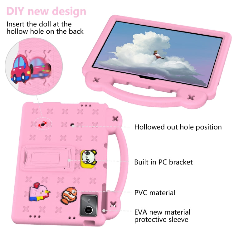 For Onn Tbspg 100110027 2023 Handle Kickstand Children EVA Shockproof Tablet Case(Pink) - Others by buy2fix | Online Shopping UK | buy2fix
