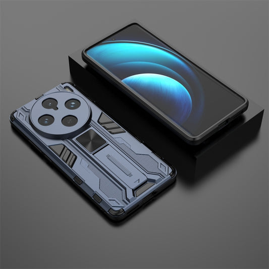 For vivo X100 Pro Supersonic Armor PC Hybrid TPU Phone Case(Blue) by imak