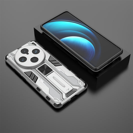 For vivo X100 Pro Supersonic Armor PC Hybrid TPU Phone Case(Silver) by imak